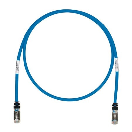 COP PATCH CORD CAT6A S/FTP 8FT BLUE 25PK